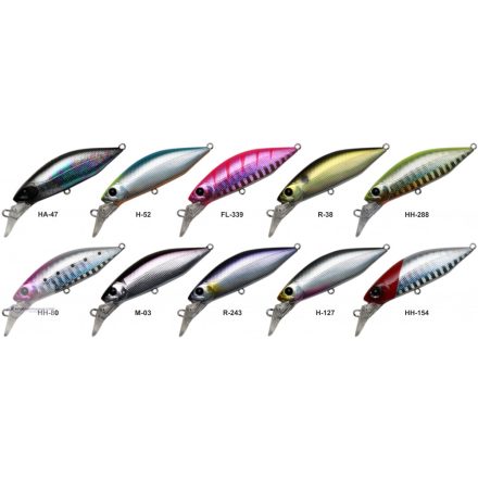HEARTY RISE WOBBLER VALLEY HUNTER HUMP MINNOW 55S H-52