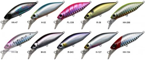 HEARTY RISE WOBBLER VALLEY HUNTER HUMP MINNOW 55S 154